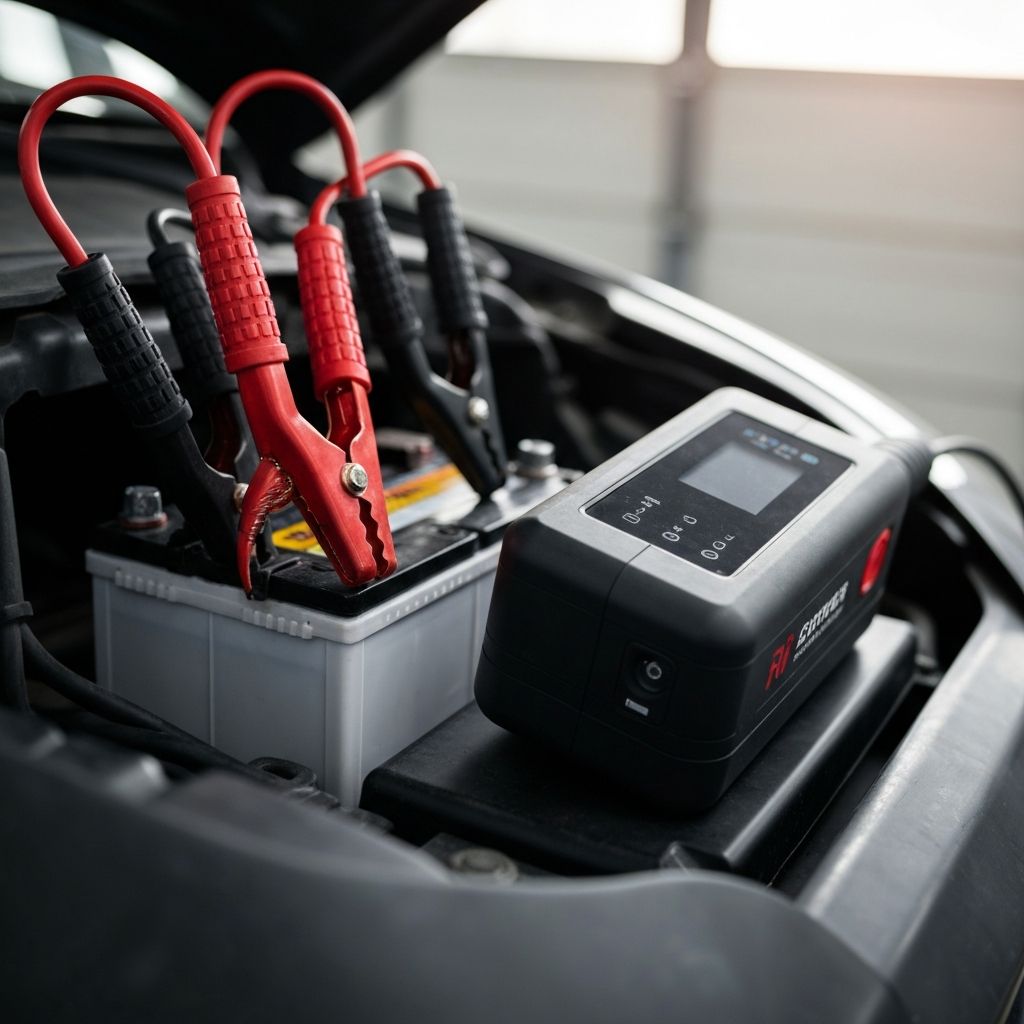 Dead battery jump start assistance
