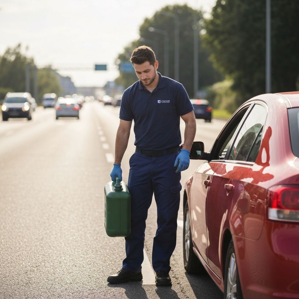 Emergency fuel delivery service