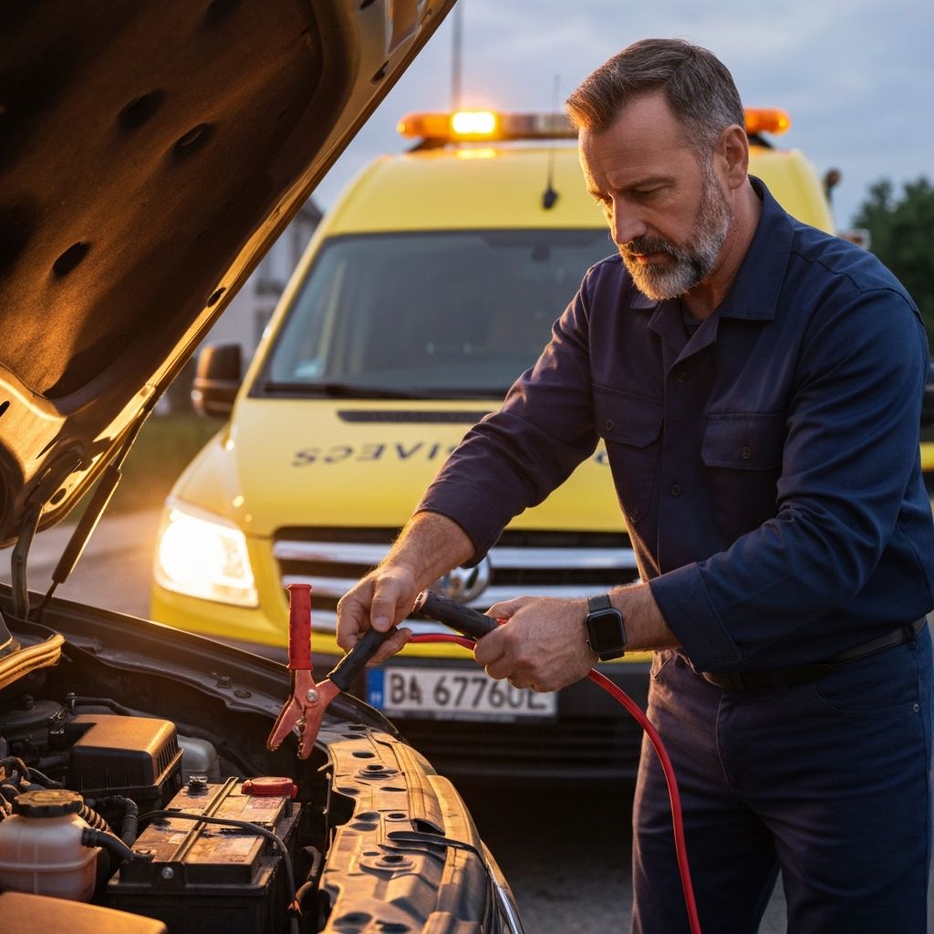 Emergency jump start service